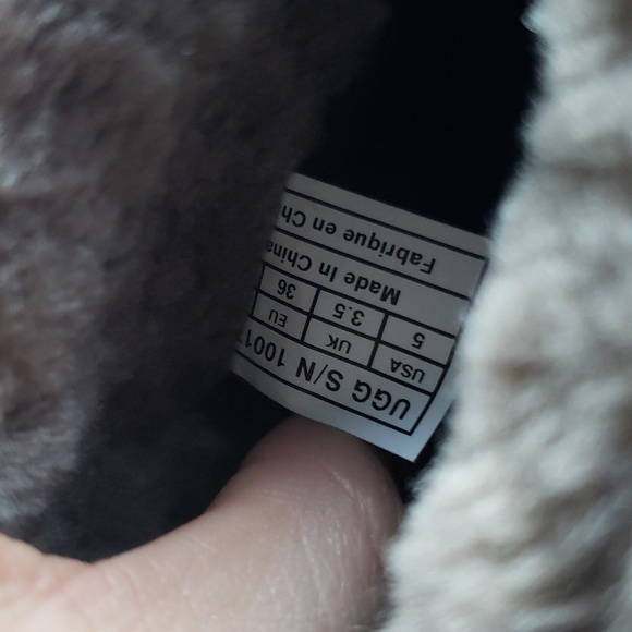 UGG AUSTRALIA "LYNNEA" BROWN LEATHER SHEARLING LINING WOOD CLOG BOOTS size5 - Picture 11 of 16